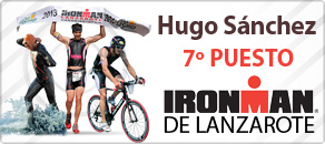 Hugo Sánchez Lorente en el IRONMAN de Lanzarote