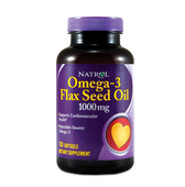 Omega-3 Flax Seed Oil 1000 mg - 90 Softgels