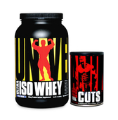 ULTRA ISO WHEY 900 gr + ANIMAL CUTS 42 Packs