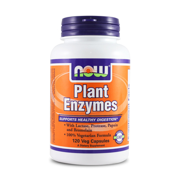 PLANT ENZYMES 120 VCaps - Now Foods - Digestión